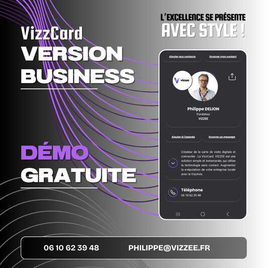 Vizzcard version business
