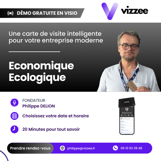 Pilotez votre carte de visite connectée avec le tableau de bord VizzCard !