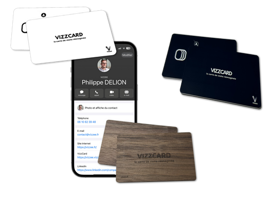 La carte visite nfc digitale connectée de Lille 59