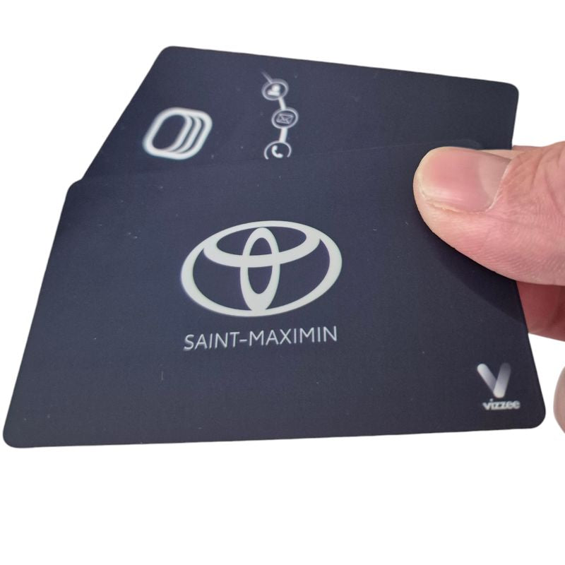 VizzCard - Carte de visite connectée en PVC
