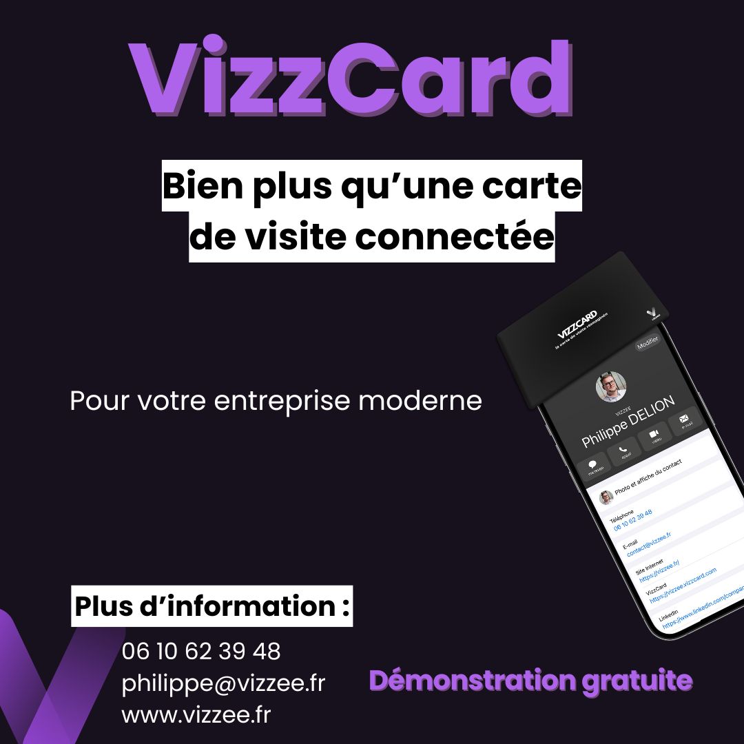 carte de visite connectée nfc