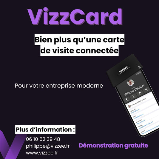 carte de visite connectée nfc