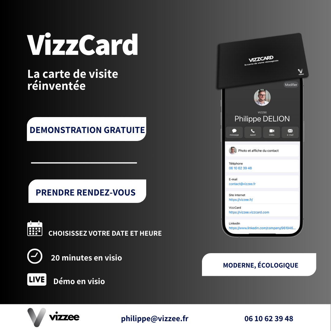 Carte de visite nfc responsable
