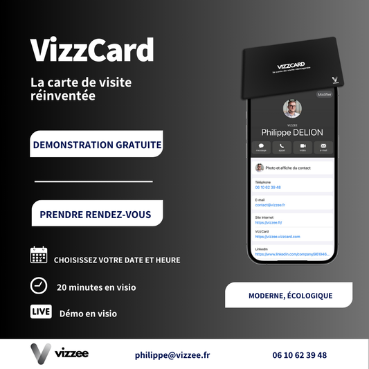 Carte de visite nfc responsable