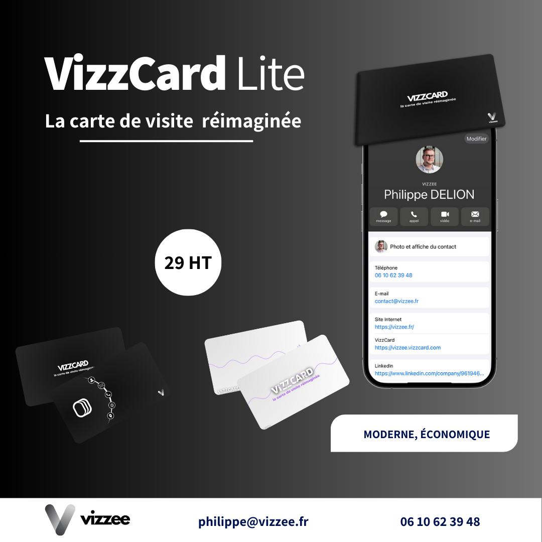 Carte de visite nfc pas cher
